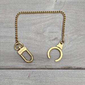 Louis Vuitton Gold Chain Extender/Key Holder